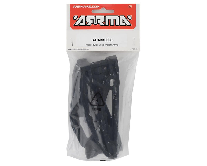 ARA330656 Arrma Front Lower Suspension Arms 135mm, 2pcs, AR330656