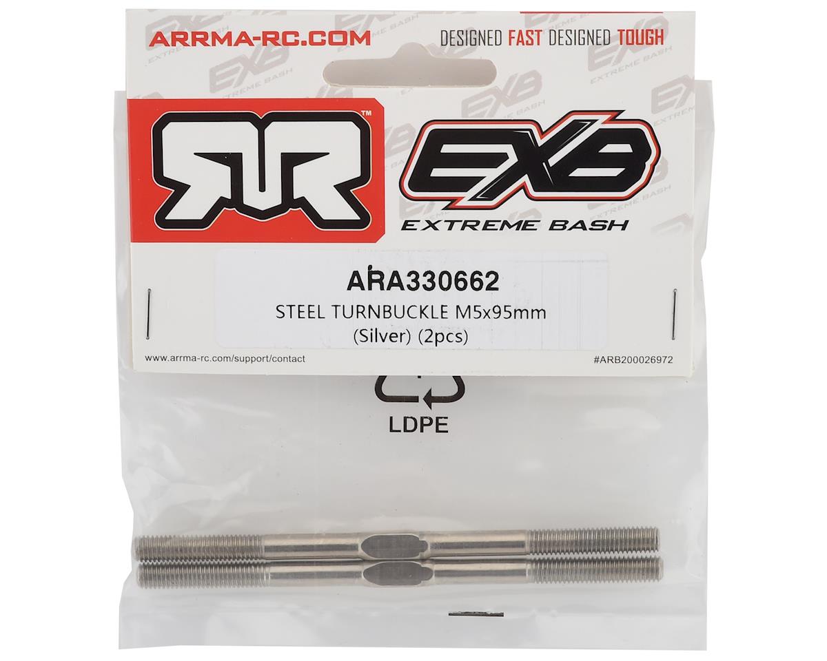 ARA330662 Arrma Steel Turnbuckle M5x89mm, 2pcs, AR330662 ARRMA