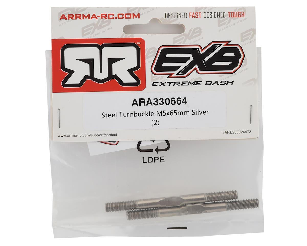 ARA330664 Arrma Steel Turnbuckle M5x65mm, 2pcs, AR330664 ARRMA
