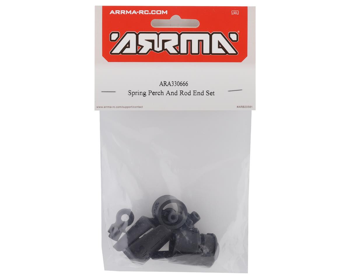 ARA330666 Arrma Spring Perch And Rod End Set, AR330666 ARRMA