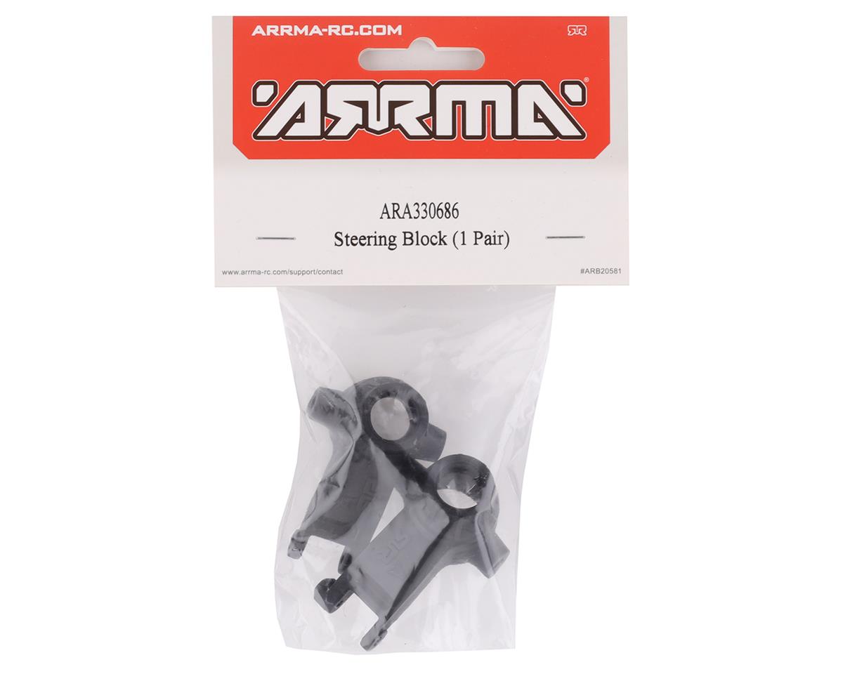 ARA330686 Arrma Steering Block, 2pcs, AR330686 ARRMA