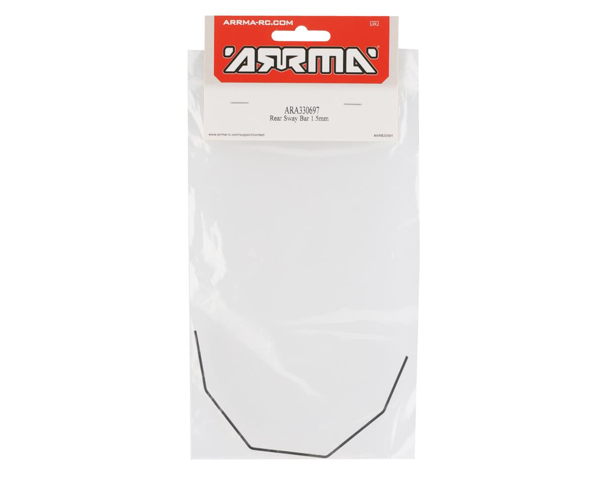 ARA330697 Arrma 1.5mm Rear Sway Bar, AR330697 ARRMA