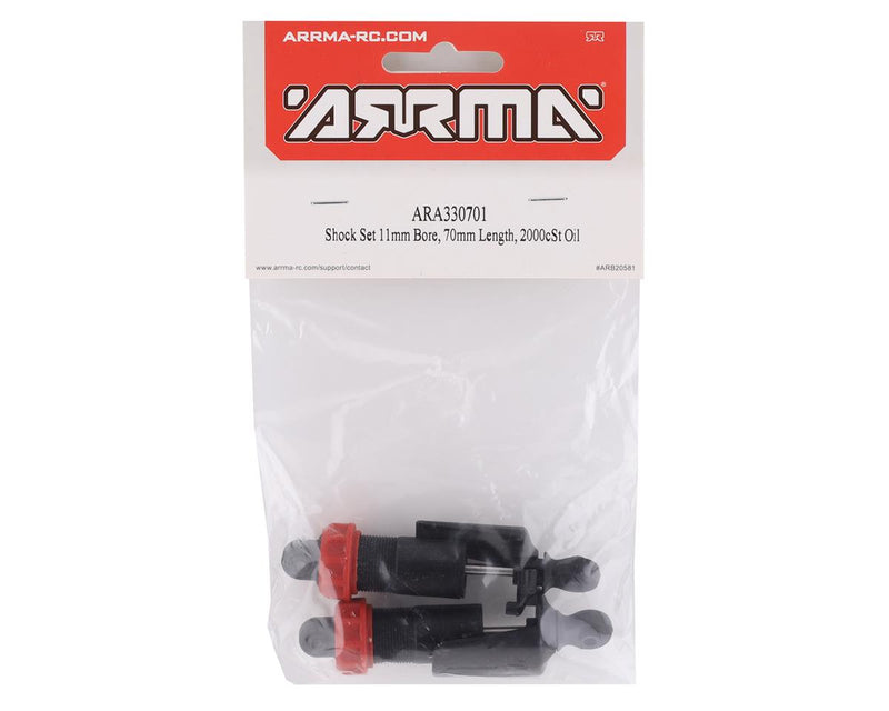 ARA330701 Arrma 70mm Shock Set with 2000cst Oil, AR330701