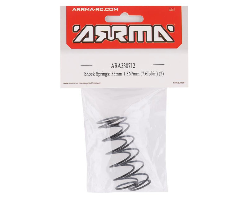 ARA330712 Arrma 55mm Shock Springs, 7.6lb/inch, 2pcs, Vorteks, AR330712