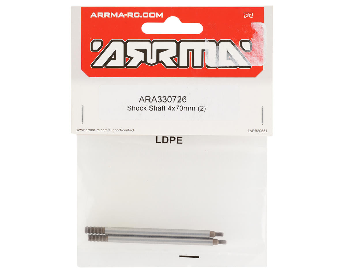 ARA330726 Arrma Shock Shaft 4x70mm, 2pcs, AR330726 ARRMA