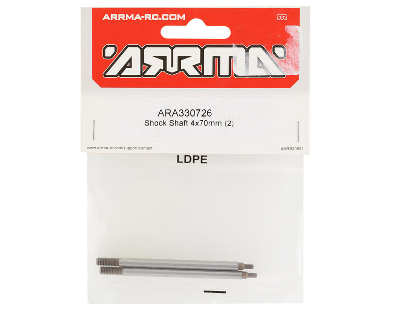 ARA330726 Arrma Shock Shaft 4x70mm, 2pcs, AR330726