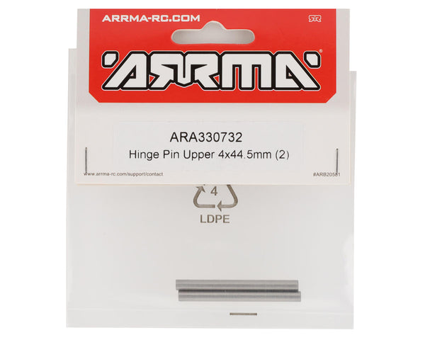 ARA330732 Arrma 4x44.5mm Upper Hinge Pin, 2pcs, AR330732