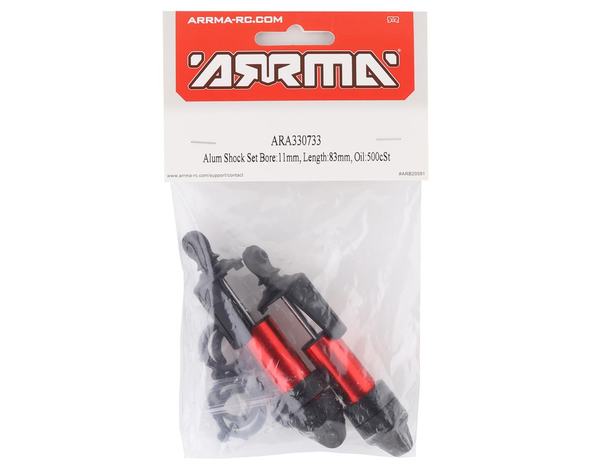 ARA330733 Arrma 83mm Aluminium Shock Set, Vorteks, AR330733 ARRMA