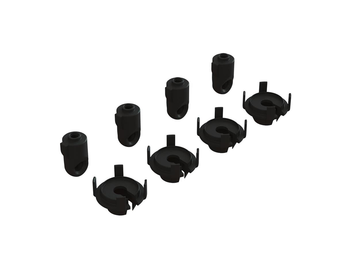 ARA330740 Arrma Shock Rod End and Spring Perch Set, Kraton 8S EXB, AR330740 ARRMA