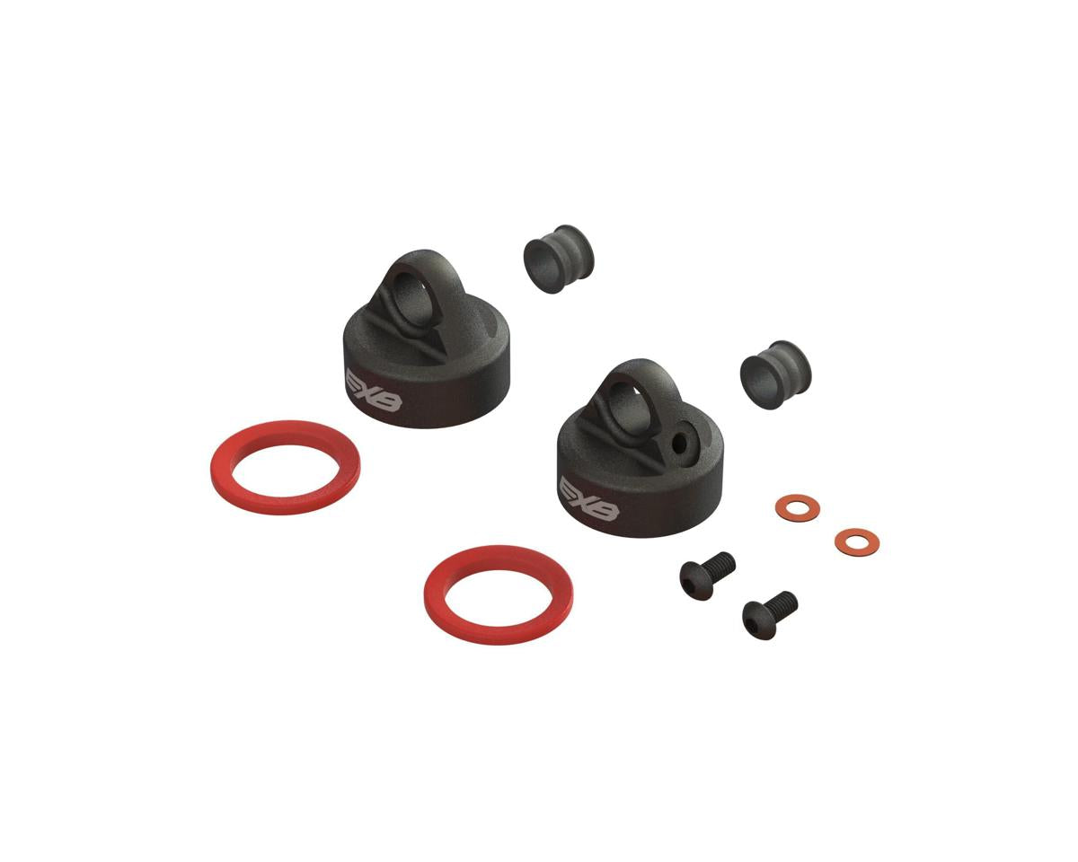 ARA330812 Arrma Aluminium Emulsion Shock Cap, 2pcs, Kraton 6S EXB ARRMA