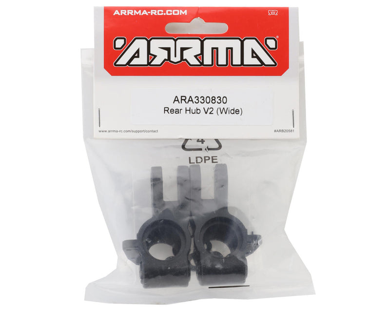 ARA330830 Arrma Rear Hub V2, Wide, Big Rock 6S