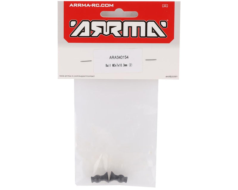 ARA340154 Arrma Ball M3x7x10.3mm, 2pcs, 8S BLX, AR340154