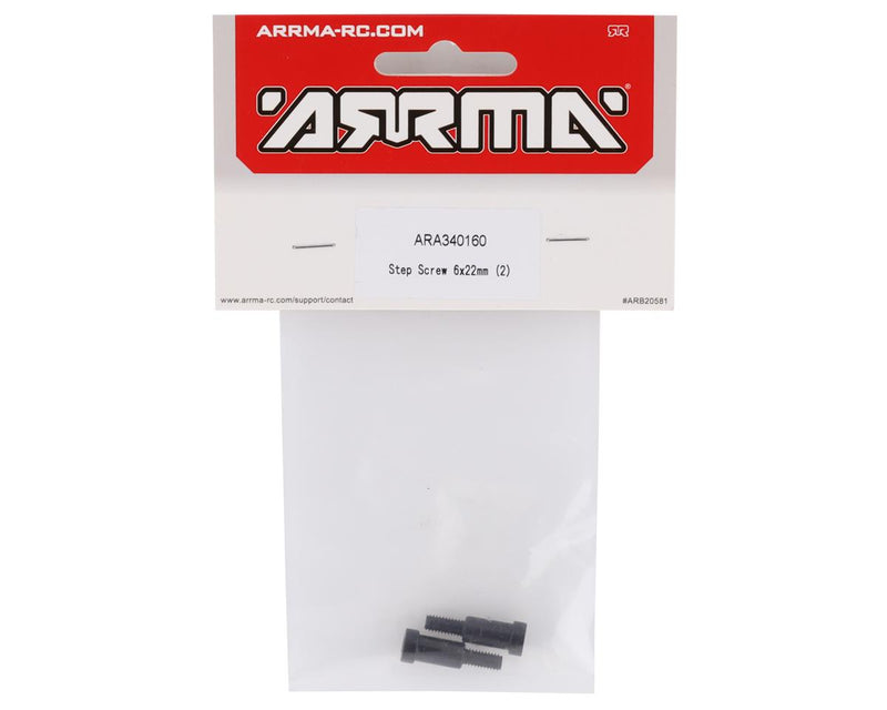 ARA340160 Arrma Step Screw 6x22mm, 2pcs, 8S BLX, AR340160