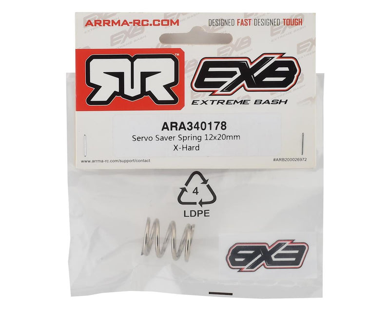 ARA340178 Arrma Servo Saver Spring 12x20mm X-Hard, AR340178