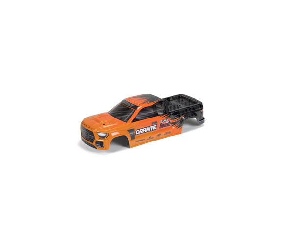 ARA402343 Arrma Granite 4X2 Painted Body, Orange / Black