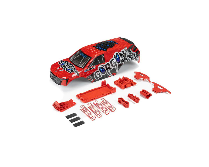 ARA402351 Arrma GORGON Body Set, Red, Gorgon