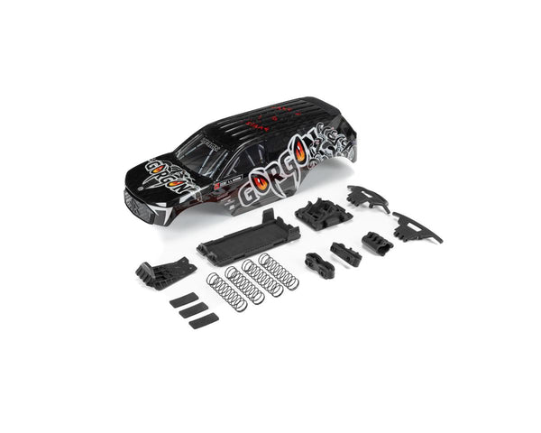 ARA402353 Arrma Painted Body with Decals Installed, Gunmetal, Gorgon