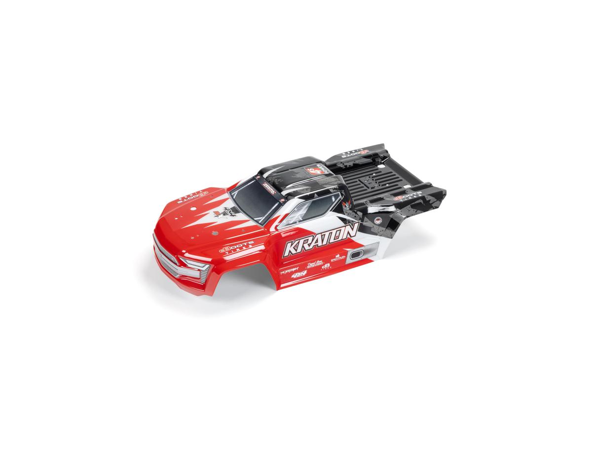 Arrma Painted Body Set, Kraton 4S, Red/Black ARA402358
