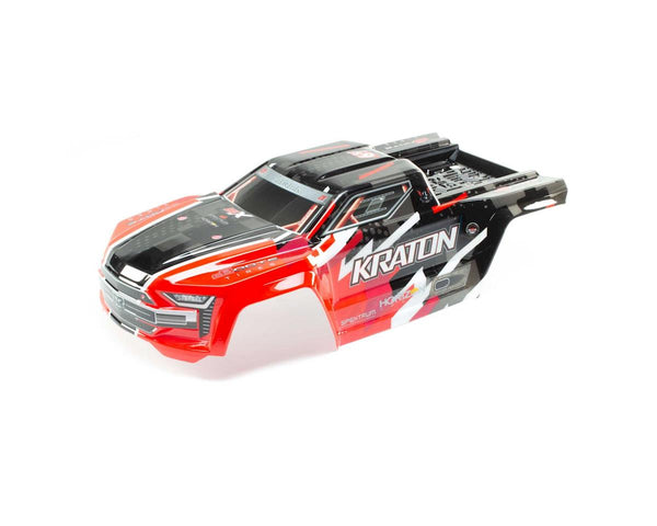 ARA406156 Arrma Kraton 6S BLX Painted Decaled Trimmed Body (Red), AR406156