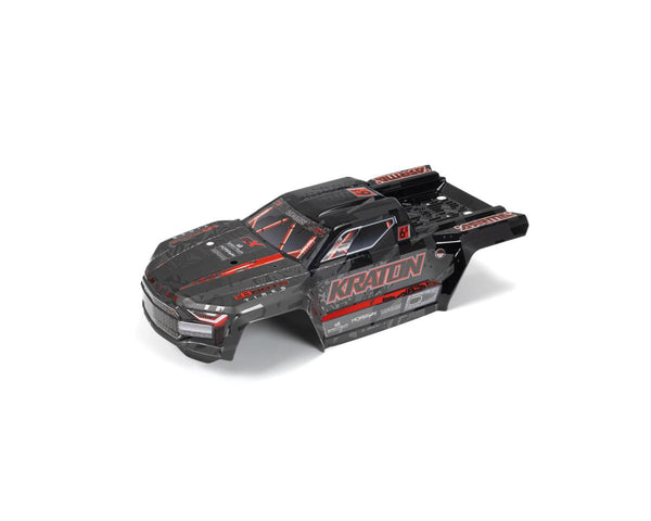 ARA406169 Arrma Painted Decalled Trimmed Black/Red Body, Kraton 6S EXB