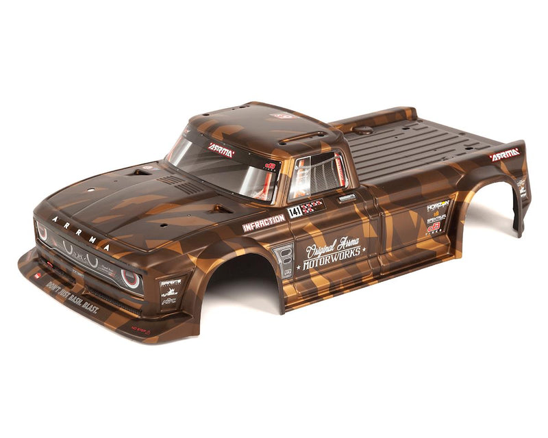 ARA410002 Arrma Infraction Finished Body, Matte Bronze Camo, AR410002