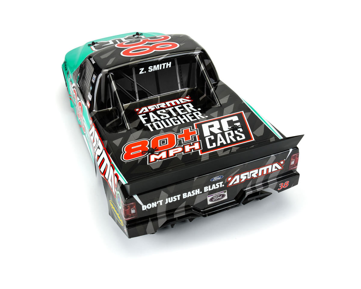 ARA410018 Arrma 2023 LE No.38 F150 Nascar Track Body, Teal, Infraction 6S ARRMA