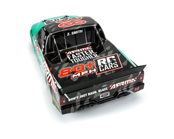 ARA410018 Arrma 2023 LE No.38 F150 Nascar Track Body, Teal, Infraction 6S