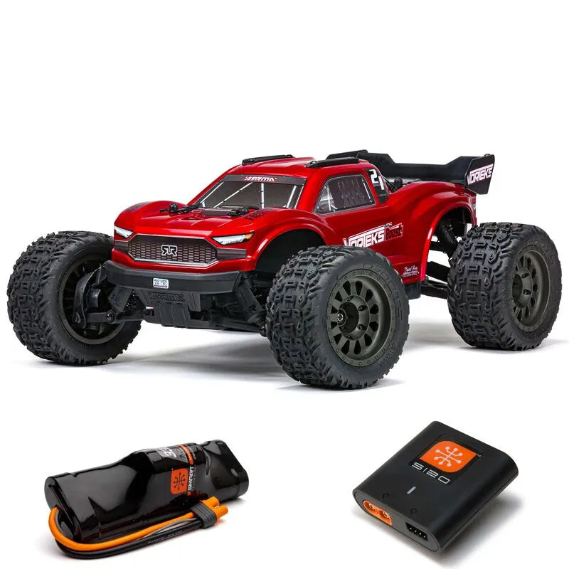 Arrma Vorteks 4X2 Boost Mega 1/10 2wd Stadium Truck, RTR, Gunmetal, ARA4105SV4T1