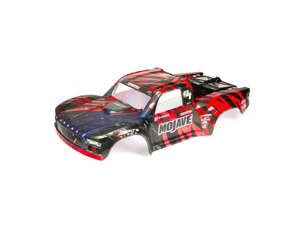 Arrma 6S Finished Body, Black/Red, Mojave, AR411004