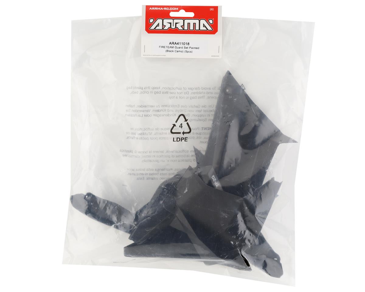 ARA411018 Arrma Guard Set Painted Black Camo, Fireteam, AR411018 ARRMA