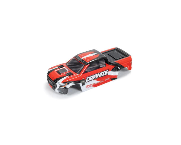 ARA412002 Arrma Painted Body, Red/Camo, Granite Grom