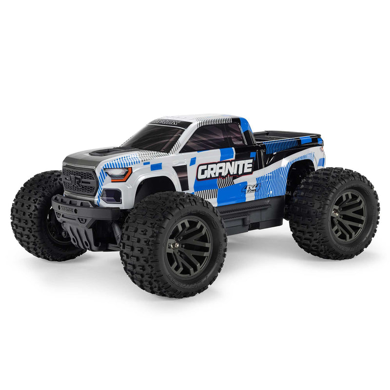 Arrma Granite MEGA 665 1/10 4X4 Brushed Monster Truck RTR, Blue, ARA4202V4T2