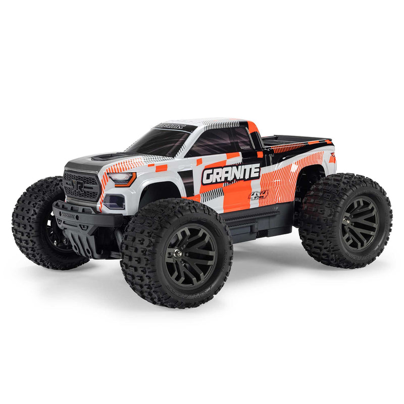 Arrma Granite MEGA 665 1/10 4X4 Brushed Monster Truck RTR, Orange, ARA4202V4T3