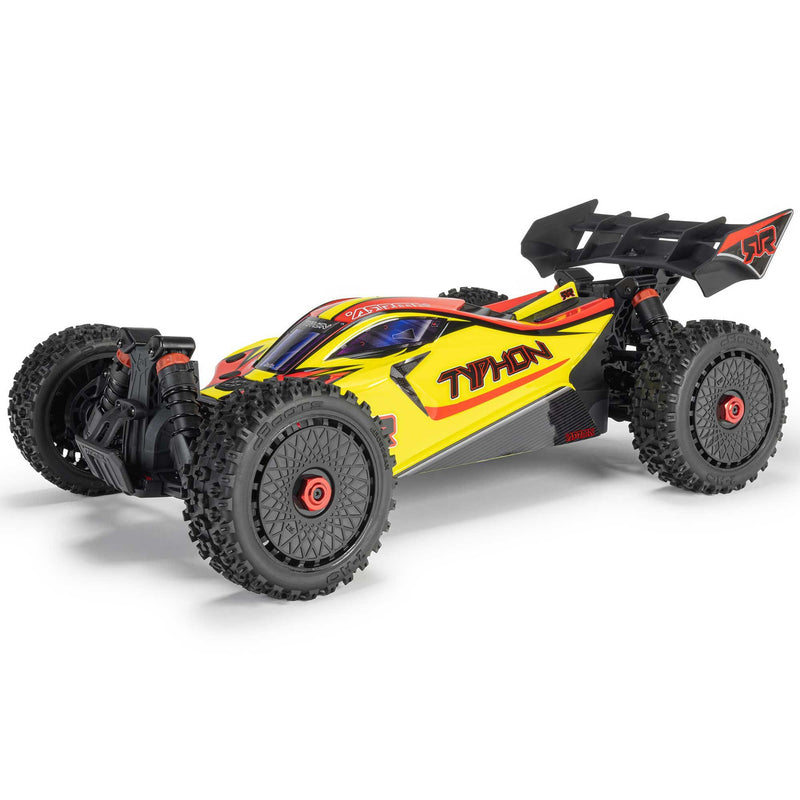 Arrma Typhon MEGA 665 4X4 1/8 Brushed Buggy RTR, Yellow ARA4206V4T2