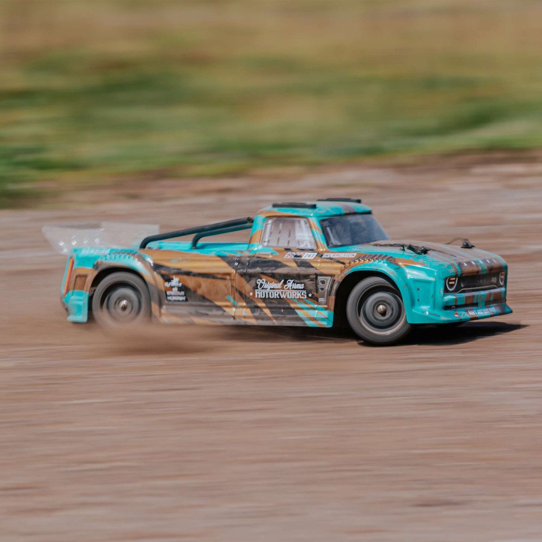 Arrma Infraction 4x4 Mega 1/8 Resto-Mod Truck RTR, Teal/Bronze, Final Clearance