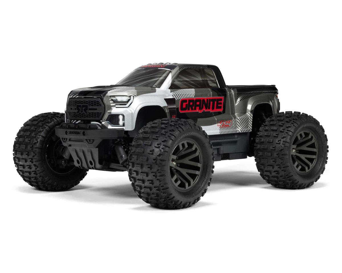 Arrma Granite V4 4X4 223S BLX 1/10 RC Monster Truck, RTR, Gun Metal, ARA4302V4T3 ARA4302V4T3