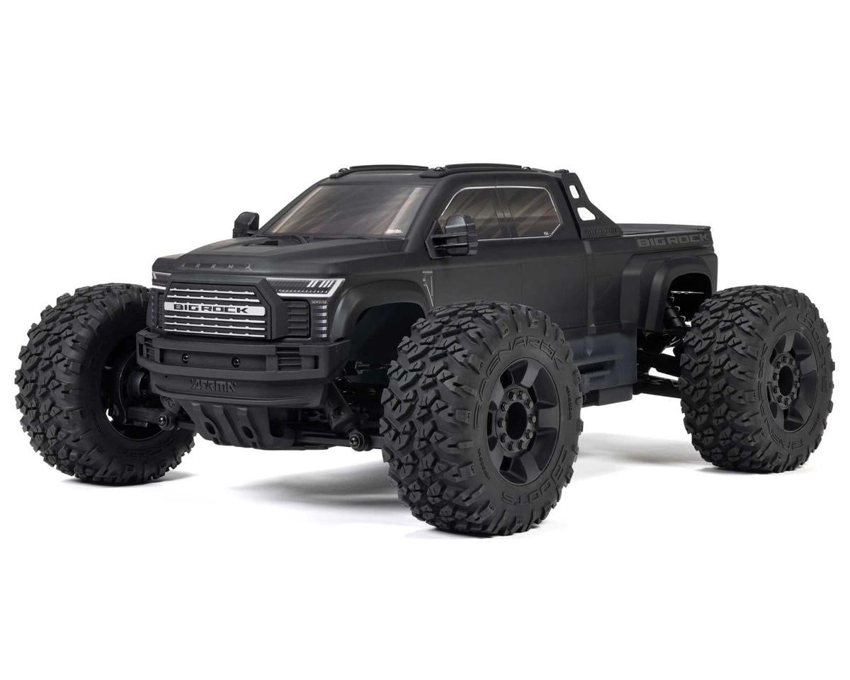 Arrma Big Rock 223S DSC 4X4 BLX Monster Truck, RTR, Black, ARA4312V4T1 ARA4312V4T1
