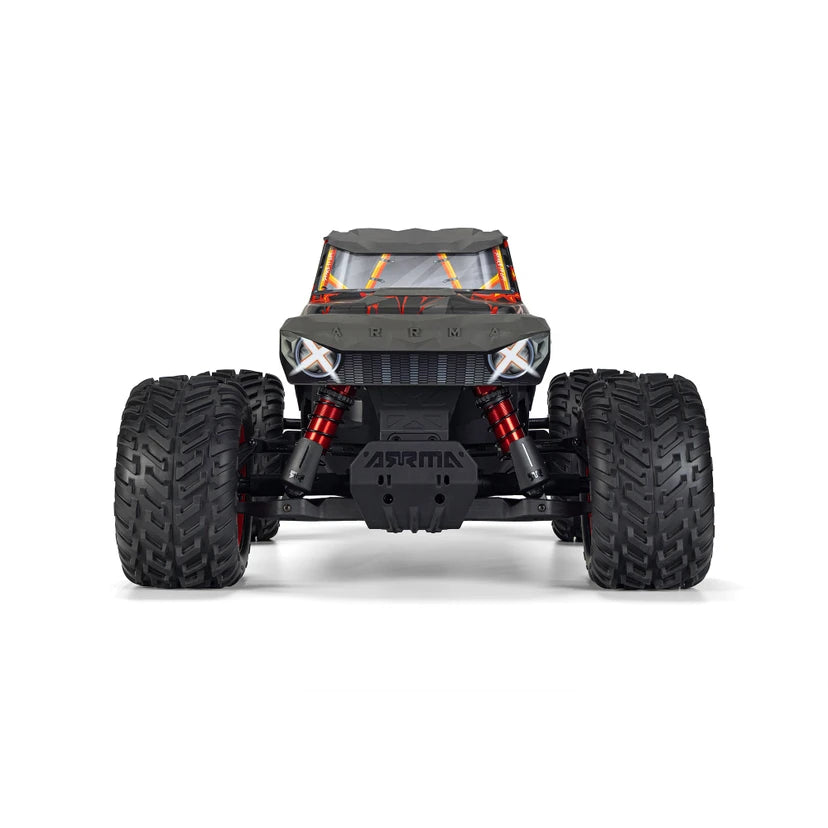 Arrma Quake 4S BLX 1/8 4X4 Monster Truck, RTR, Black/Red ARA4437T1 Due Mid Dec (Copy)