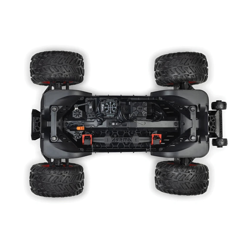 Arrma Quake 4S BLX 1/8 4X4 Monster Truck, RTR, Black/Red ARA4437T1 Due Mid Dec (Copy)