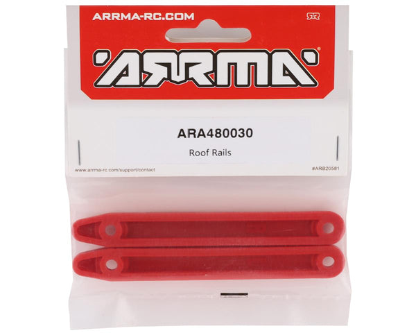 ARA480030 Arrma Roof Rails, Red, Mojave, AR480030