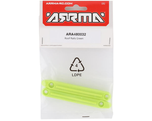 ARA480032 Arrma Roof Rails Green, AR480032