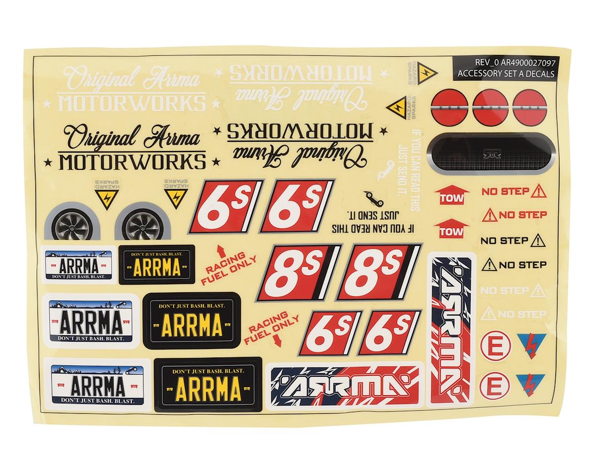 ARA480040 Arrma 1/7th Scale Body Accessories Set A, AR480040 ARRMA