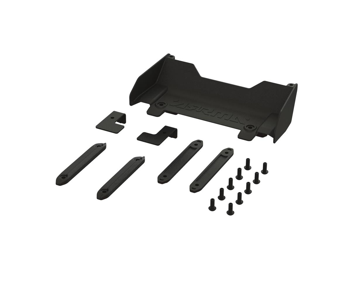 ARA480045 Arrma Rear Wing And Roof Skids Set, Vorteks, AR480045 ARRMA