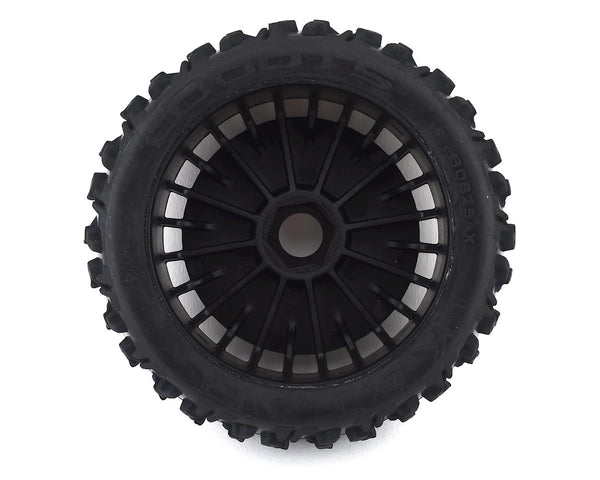 ARA550058 Arrma dBoots 'Katar B 6S' Tire Set Black, Pair, AR550058