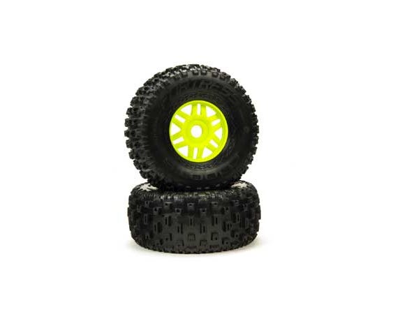 ARA550068 Arrma dBoots Fortress Tyre, Green, 2 Pieces, Mojave, AR550068 ARRMA