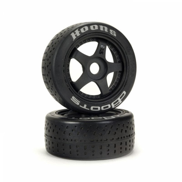ARA550070 Arrma Dboots Hoons 42/100 2.9 Silver Belted 5-Spoke Wheels and Tyres, Hard Compound, AR550070