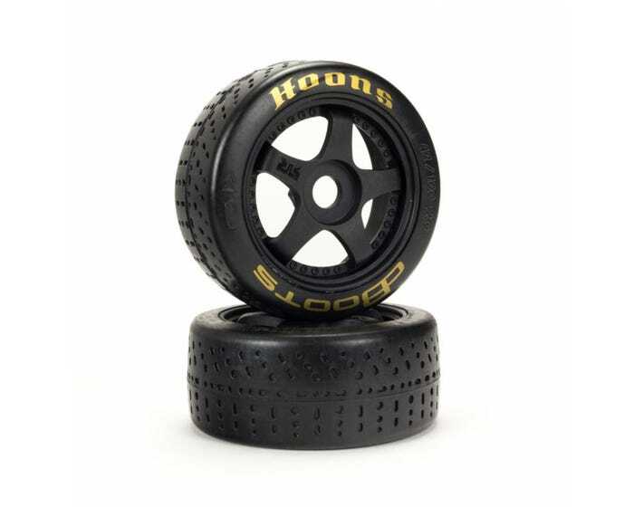 Arrma Dboots Hoons 42/100 2.9 Gold Belted 5-Spoke Wheels and Tyres, AR550071