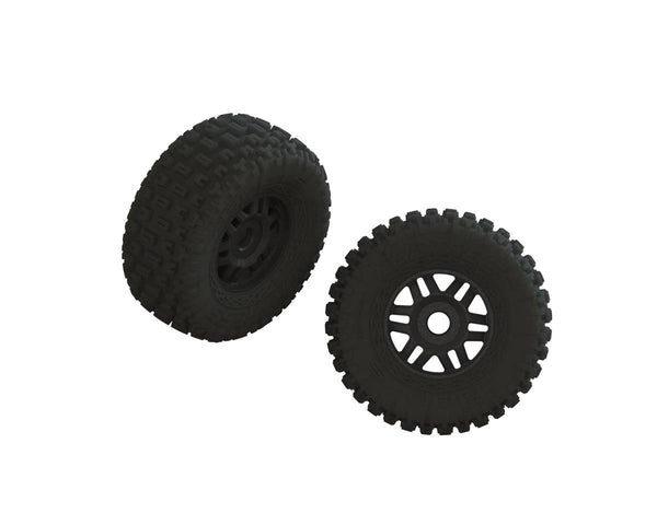 ARA550110 Arrma Boots Fortress LP Tire Set, Mojave 4S