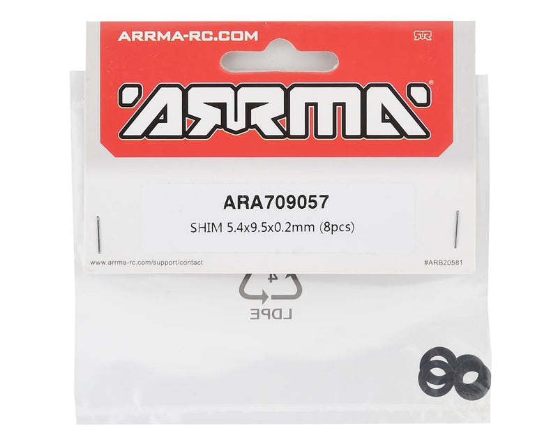 ARA709057 Arrma Shim 5.4x9.5x0.2mm (8), AR709057