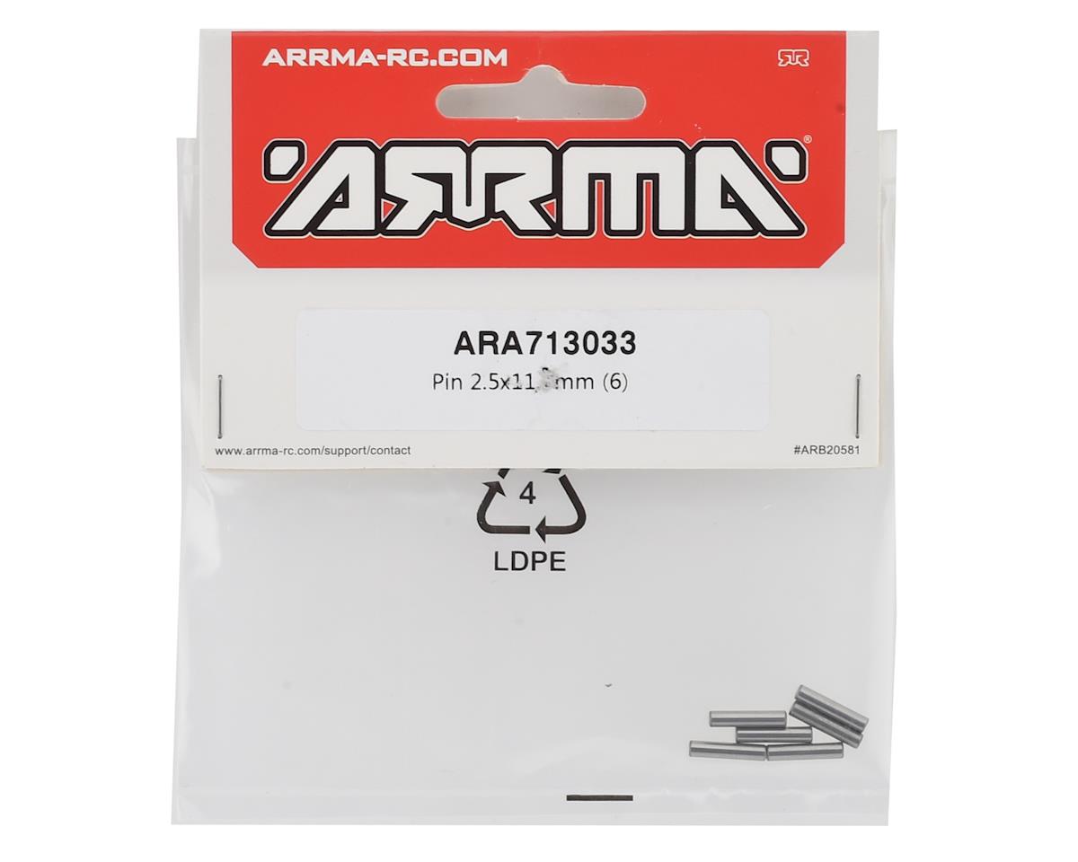 ARA713033 Arrma Pin 2.5x11.5mm, 6pcs, AR713033 ARRMA